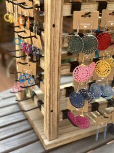 hand crocheted earrings